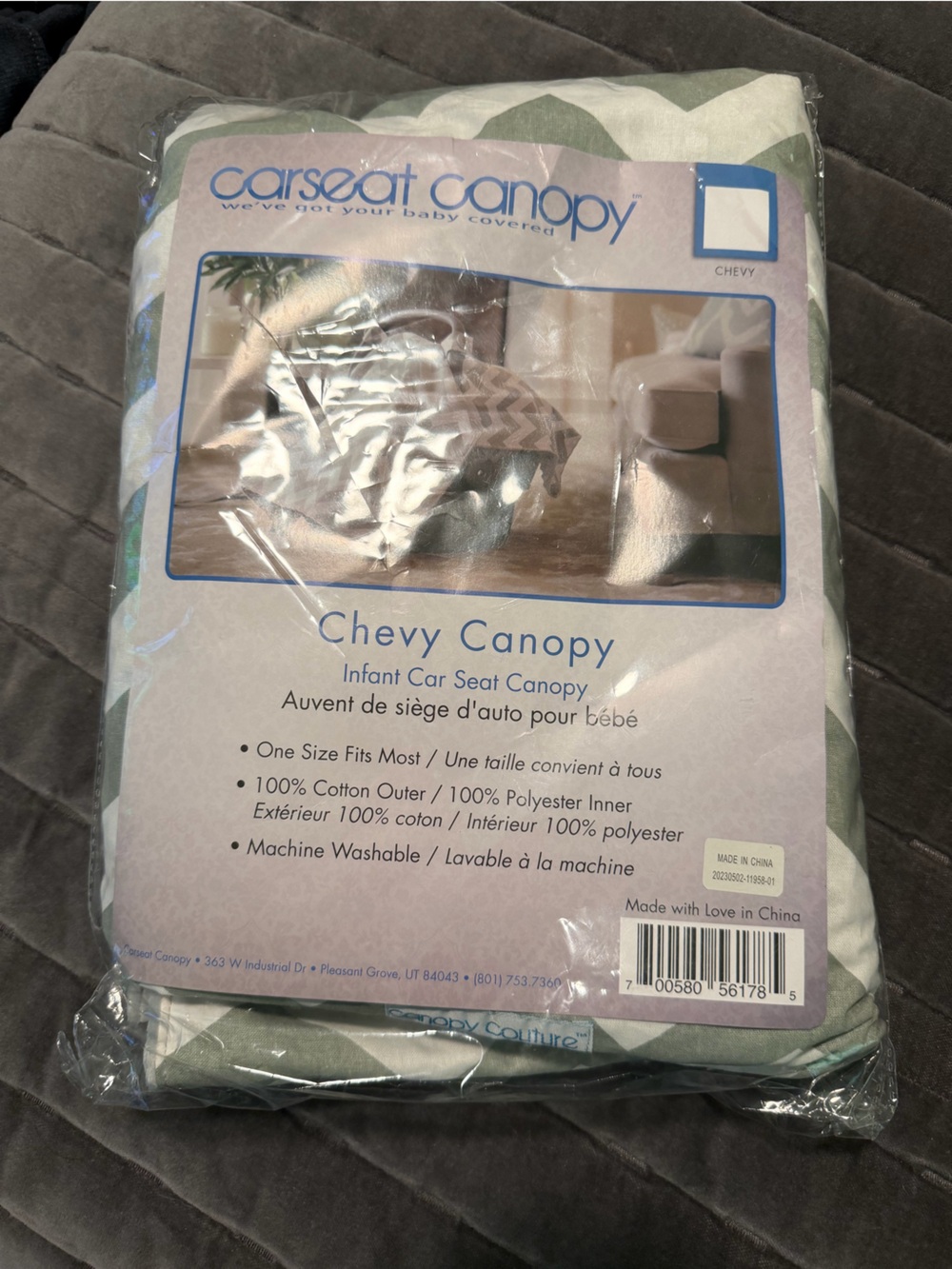 The Original Carseat Canopy by Canopy Couture